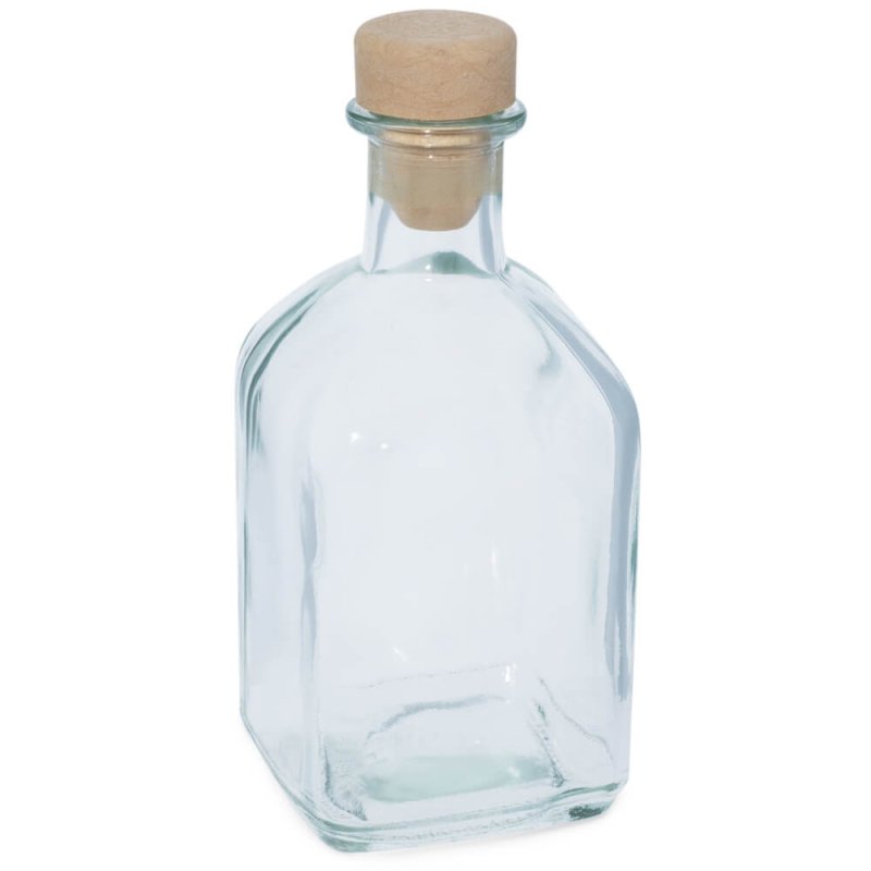 Flacon mikado 250 ml avec couvercle en plastique