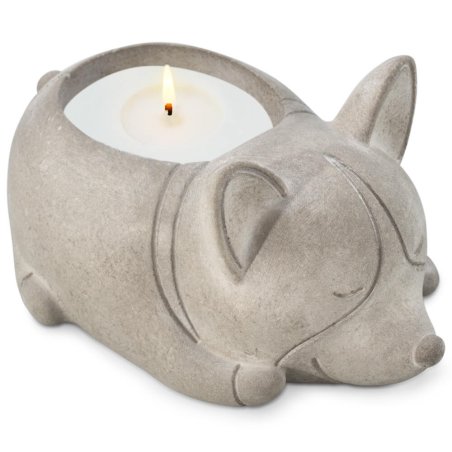 Molde perrito para hacer recipientes para velas