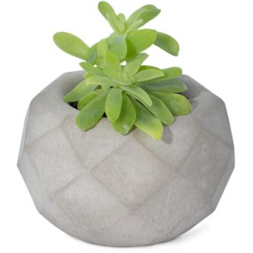 Molde geométrico para vasos para plantas de cimento