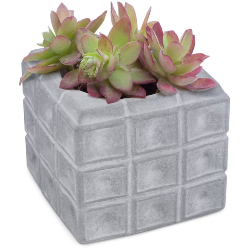 Molde cubos para vasos para plantas de cimento