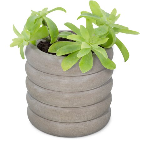 Molde twist para vasos para plantas de cimento - 1
