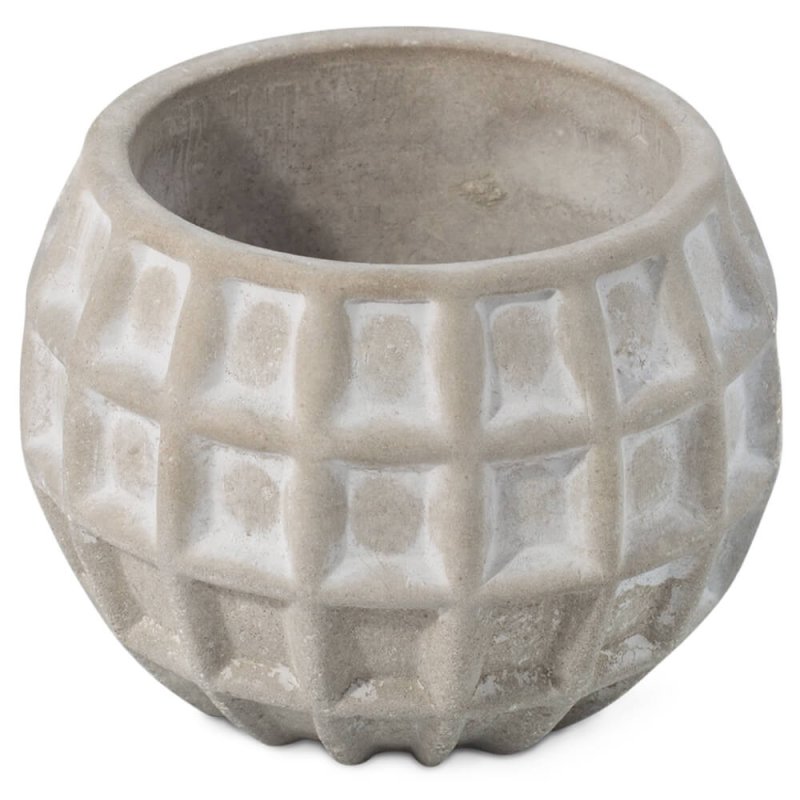 Moule bol avec carrés pour pots en ciment - 2