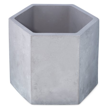 Molde de silicona hexagonal para hacer macetas de cemento