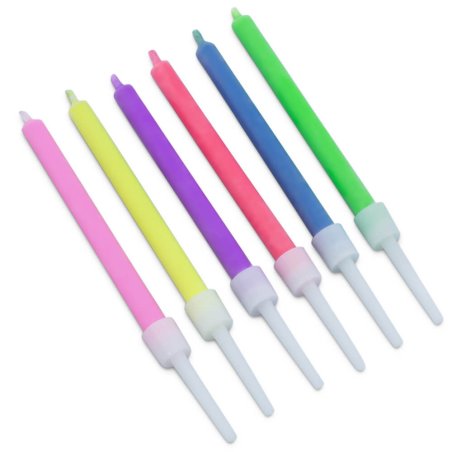 Bougies à flamme multicolore pour les anniversaires