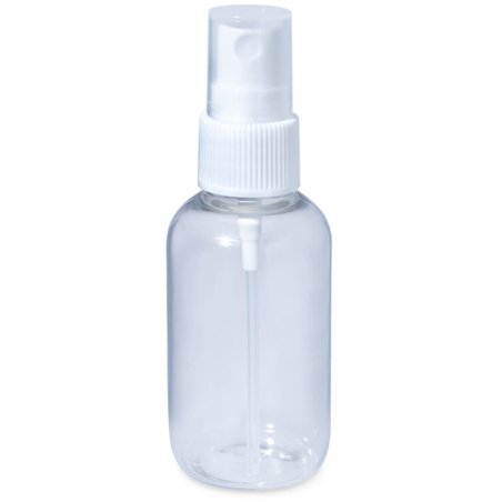 Botella 55 ml PET con pulverizador blanco