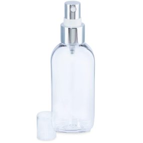 Botella 75 ml PET pulverizador plata Botella 75 ml PET pulverizador plata