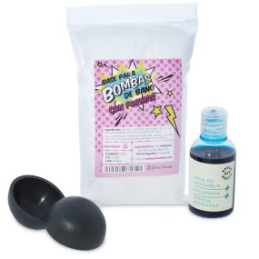 Kit básico para fazer bombas de banho