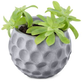 Molde tigela com bolhas para vasos para plantas de cimento