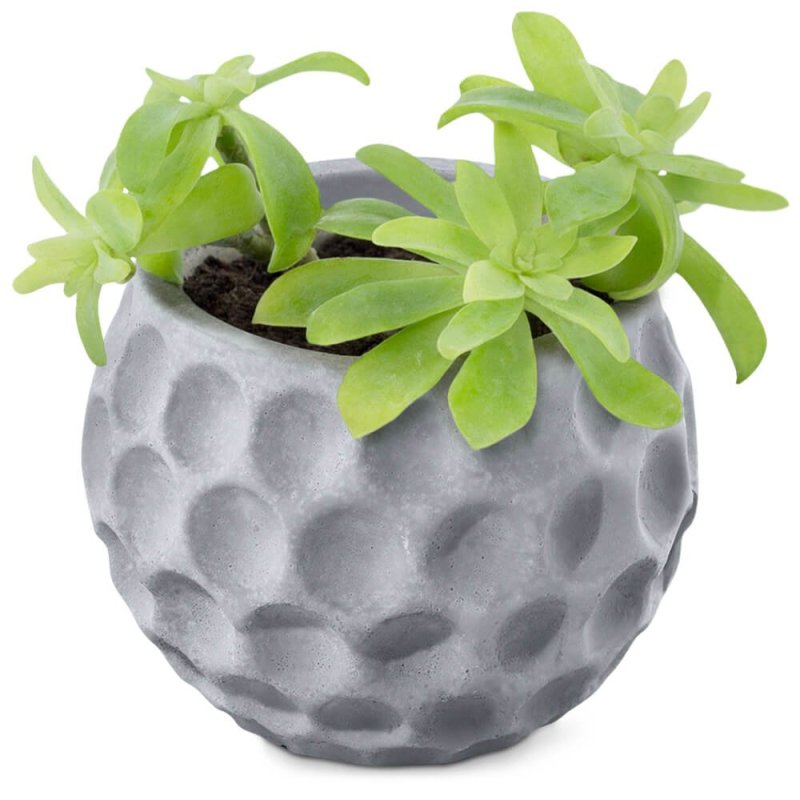 Molde tigela com bolhas para vasos para plantas de cimento
