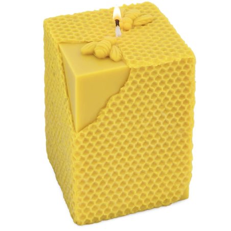 Moule bougie rayon avec abeilles 8x8x12 cm