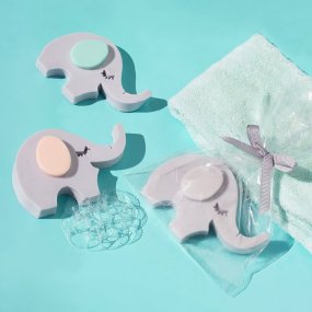 Kit pour fabriquer des savons en forme d'éléphant pour baptêmes Kit pour fabriquer des savons en forme d'éléphant pour baptêmes