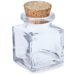Botecito de cristal con tapa de corcho Botecito de cristal con tapa de corcho