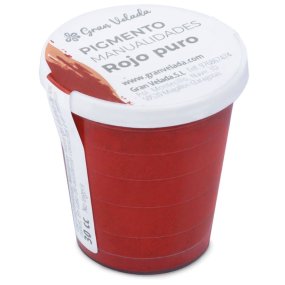 Pigmento vermelho puro para artesanato