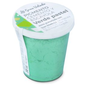 Pigmento verde pastel para cemento y escayola Pigmento verde pastel para cemento y escayola