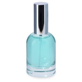 Flacon de parfum 50 ml cloche avec pulvérisateur argenté Flacon de parfum 50 ml cloche avec pulvérisateur argenté