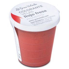 Bougies de teinture pigment fraise rouge