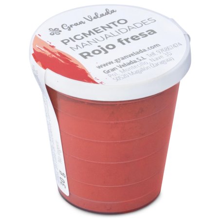 Pigment rouge fraise pour l'artisanat