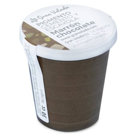 Pigmento marrom chocolate para cimento e gesso