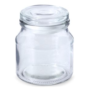 Pot en verre circulaire de 120 ml Pot en verre circulaire de 120 ml