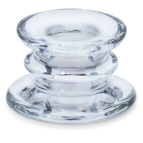 Base en verre pour bougies
