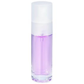 Flacon de parfum rond de 30 ml avec vaporisateur en plastique en gros Flacon de parfum rond de 30 ml avec vaporisateur en plastique en gros