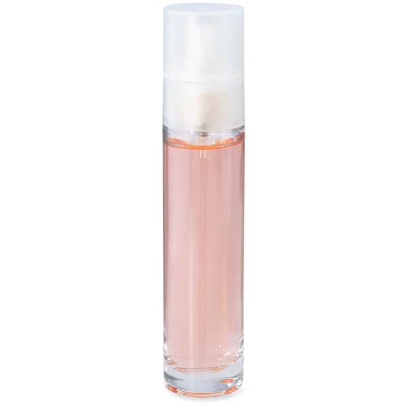 Flacon de parfum rond de 50 ml avec vaporisateur en plastique en gros