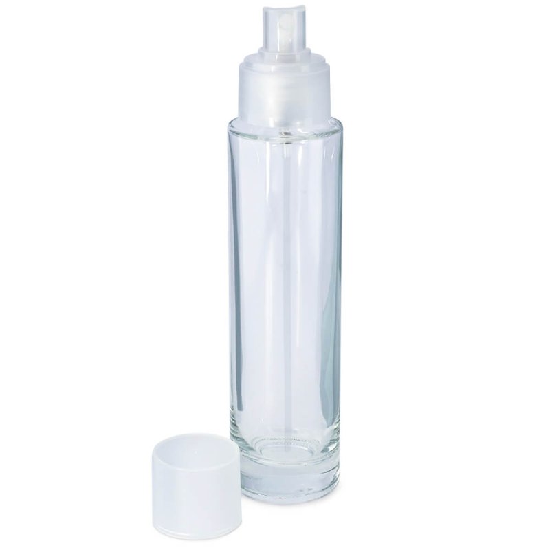 Frasco tubular recargable de cristal para perfume 100 ml