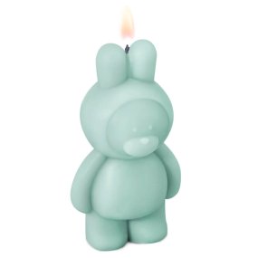 Molde velas osito con orejas Molde velas osito con orejas