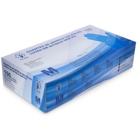 100 gants en nitrile sans poudre taille M