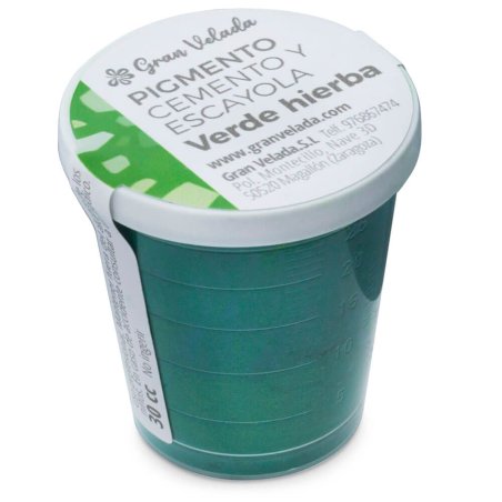 Pigmento verde erva para cimento e gesso