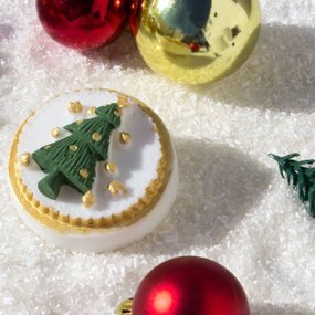 Kit fazer sabonetes de Natal. Materiais e instruçoes