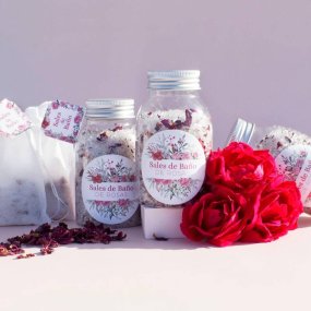 Kit como hacer sales de baño. Materiales e instrucciones Kit como hacer sales de baño. Materiales e instrucciones