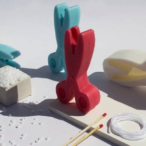 Kit como hacer velas tijeras. Materiales e instrucciones Kit como hacer velas tijeras. Materiales e instrucciones