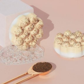 Kit como fazer sabonetes de massagem. Materiais e instruçoes