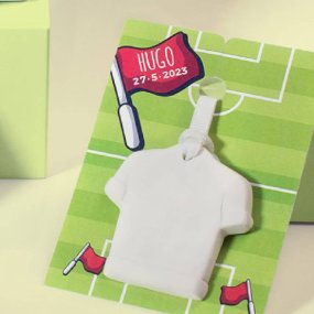 Kit como fazer detalhes de ceramica perfumada futebol. Materiais e instruções