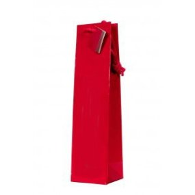 Bolsa roja para botella 3/4 sin ventana Bolsa roja para botella 3/4 sin ventana