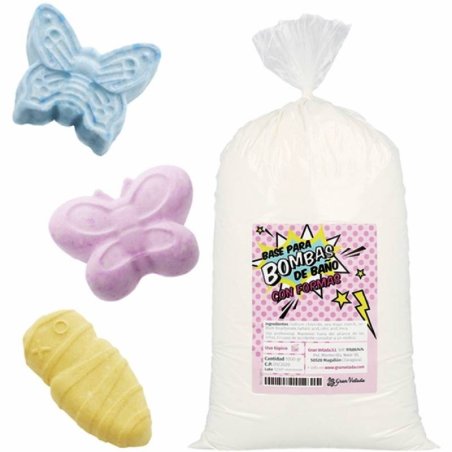 Base para bombas de banho com formas