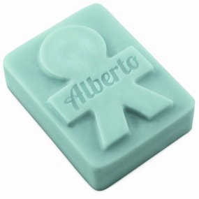 Molde retangular menino personalizado