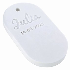 Molde personalizado placa oval