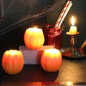 Kit fazer velas abobora de Halloween. Materiais e intruçoes Kit fazer velas abobora de Halloween. Materiais e intruçoes