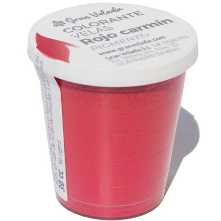 Bougie colorant carmin pigment rouge