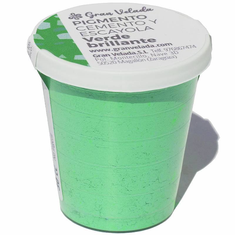 Pigmento verde brilhante para cimento e gesso