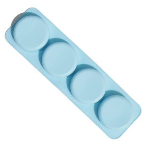 Molde silicona 4 circulos Molde silicona 4 circulos