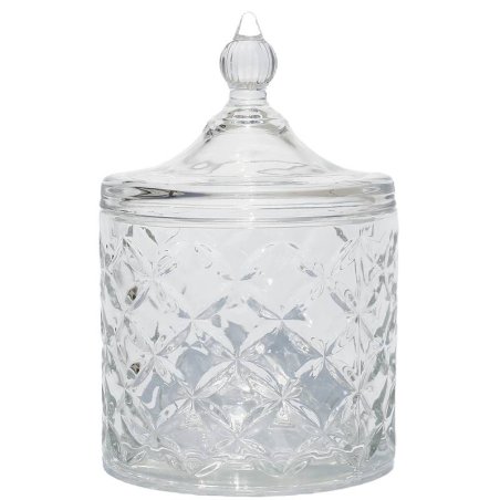 Recipiente velas cristal tapa