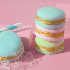 Kit como hacer jabones macarons. Materiales e instrucciones Kit como hacer jabones macarons. Materiales e instrucciones