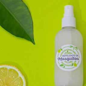 Kit fazer repelente de mosquitos. Materiais e instruçoes