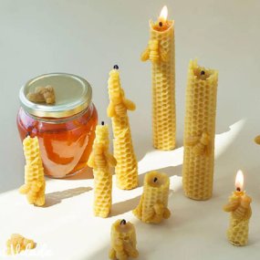 Kit como hacer velas panal de abejas. Materiales e instrucciones Kit como hacer velas panal de abejas. Materiales e instrucciones