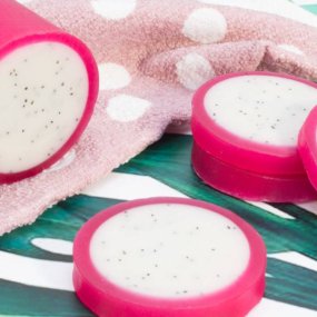 Kit comment faire du savon pitahaya. Matériel et instructions