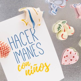 Kit como fazer imanes. Materiais e instruçoes