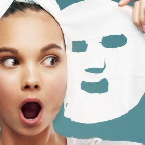 Kit fazer mascaras faciais de celulose. Materiais e instruçoes